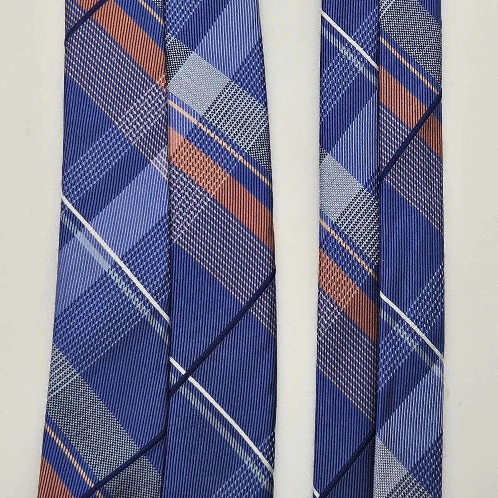 Michael Kors Silk Tie Mens Blue‎ Stripes Designer Formal Dress Neckwear 60x3